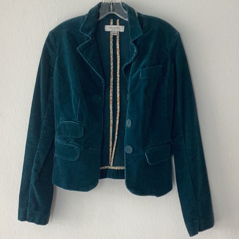 Teal Corduroy Paul & Joe Jacket